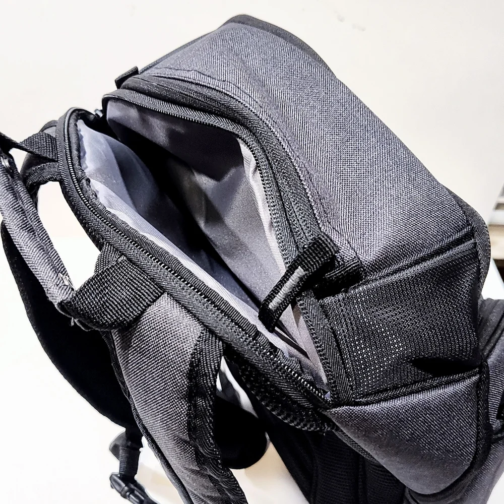 OGIO Hatch Laptop Backpack Black Charcoal Gray Embroidered Smoothie King Logo